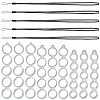 5Pcs Rubber Lanyard Straps DIY-GF0008-20-1