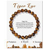 Synthetic Tiger Eye Beaded Stretch Bracelets PW-WG7FE75-18-1-1