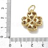 Brass Micro Pave Cubic Zirconia Pendants KK-CBA56EF-29G-01-3
