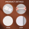 2 Sets 2 Styles Removable Plastic & Traceless Glue Hook and Loop Fastener DIY-CN0003-18-6