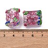 Handmade Bumpy Lampwork Beads Strands LAMP-K027-07G-2