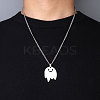 201 Stainless Steel Pendant Necklaces for Man NJEW-Q336-02B-P-3