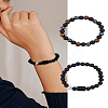 Natural Mixed Gemstone Stretch Bracelets BJEW-LP0001-25I-1