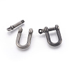 304 Stainless Steel Screw D-Ring Anchor Shackle Clasps STAS-E446-30B-AS-2