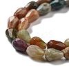 Natural Indian Agate Beads Strands G-P520-B22-01-4