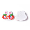 Opaque Resin Cabochons CRES-P023-06A-2