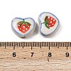 Handmade Porcelain Beads PORC-D011-01G-3
