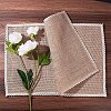 Braided Jute and Lace Non-Slip Insulation Pad LS-AJEW-WH0066-01-4