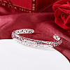 European Style Classic Brass Cuff Bangles For Women BJEW-LP0001-04-3