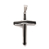 PVD Vacuum Plating 304 Stainless Steel Pendants STAS-Z080-07EB-1