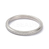 Non-Tarnish 2mm Matte Plain Dome Finger Ring for Girl Women RJEW-C012-01E-P-2