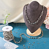 DIY Aluminium Paperclip Chains Bracelets/Necklaces Making Kit DIY-TA0012-91P-6