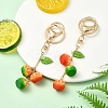 Orange Resin Keychain KEYC-YW00139-01-4