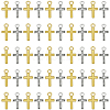 200Pcs 2 Colors Tibetan Style Alloy Pendants FIND-SC0019-83-6
