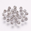 Brass Spacer Beads X-KK-G312-01P-5mm-P-1