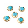 Natural Howlite Pendants G-L543-002G-1
