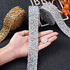 Glitter Resin Hotfix Rhinestone(Hot Melt Adhesive On The Back) OCOR-TA0001-14-9