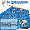 Glass & Acrylic Beaded Knitting Row Counter Chains HJEW-AB00549-4