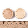 304 Stainless Steel Brooch Cabochon Bezel Settings JEWB-WH0009-04B-01-3