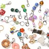 Acrylic & Gemstone Pendant Decorations HJEW-XCP0001-23-1