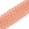 Transparent Glass Beads Strands X-EGLA-A044-T8mm-MD21-1