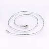 Non-Tarnish 304 Stainless Steel Boston Link Chain Necklaces LS-NJEW-F221-10P-B-1