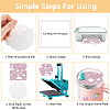 10Pcs Acrylic Heat Transfer Blanks Lid Decorations DIY-BC0013-71A-4
