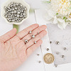 80Pcs 8 Styles 304 Stainless Steel Bead STAS-AR0002-04-3
