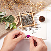 140Pcs 7 Style 304 Stainless Steel Bead Cap Pendant Bails STAS-CD0001-12-4