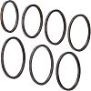 14Pcs 7 Size Polished Plain Dome Finger Ring for Girl Women RJEW-UN0001-06-1