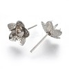 Tarnish Resistant 304 Stainless Steel Stud Earring Findings STAS-P221-10P-2
