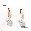 Chic Imitation Pearl Hoop Earrings for Women QX1953-2-1