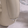 Minimalist 304 Stainless Steel Lava Shape Pendant Necklaces for Women EJ9264-2-2