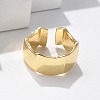Brass Cuff Rings RJEW-C120-13G-2