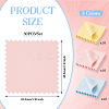 30Pcs 3 Colors Microfiber Double-Sided Velvet Cloth AJEW-TA0001-85-5