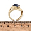 Brass Micro Pave Cubic Zirconia Cuff Rings for Women GG-CBA7610-11G-02-5