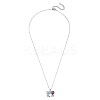 Austrian Crystal Pendant Necklaces NJEW-BB34127-A-3