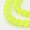 Baking Paint Transparent Glass Bead Strands X-GLAA-S031-4mm-30-1