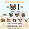 20Pcs 10 Styles Silicone Focal Beads SIL-CJ0002-89-2
