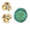Wax Seal Brass Stamp Head AJEW-WH0209-539-1