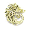 Rhinestone Hedgehog Badge LS-JEWB-E013-02G-02-2