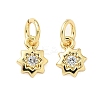 Brass Micro Pave Cubic Zirconia Pendants KK-Z120-11G-1