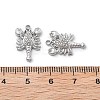 304 Stainless Steel Rhinestone Pendants STAS-Z121-54P-2