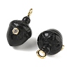 Natural Obsidian Pendants GG-CBA105B-04J-G-2