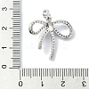 Rack Plating Brass Pave Cubic Zirconia Pendants KK-M282-24P-3