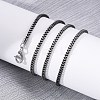 2MM 304 Stainless Steel Wheat Chain Necklaces NJEW-Q013-15B-5