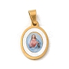 Ion Plating(IP) 304 Stainless Steel Pendants STAS-C103-03G-01-1