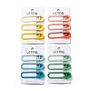 Spray Painted Alloy Alligator Hair Clips Set PHAR-F009-03B-3