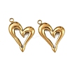 304 Stainless Steel Pendants STAS-L303-06G-1