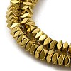 Electroplate Non-magnetic Synthetic Hematite Beads Strands G-J224B-06-3